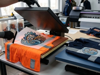Potisk na pracovní textil a reflexní materiály- omezení a možnosti DTF